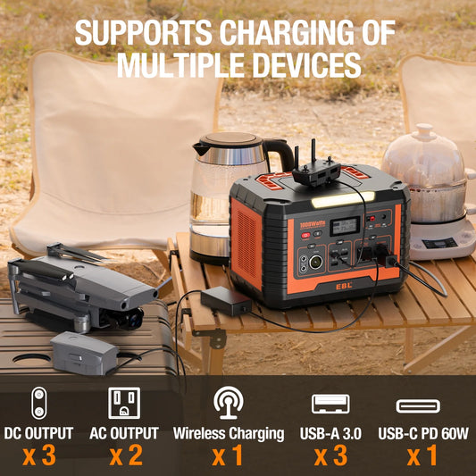 1000W Continuous Portable Power Station